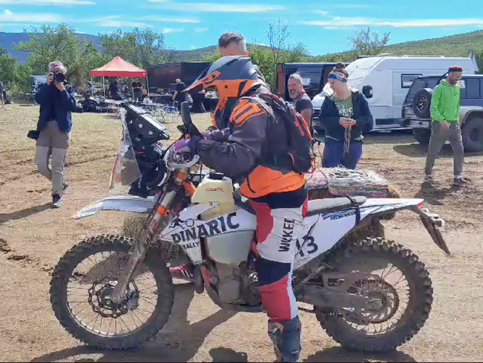 The movie at the finish line in Dinaric Rally 2024!