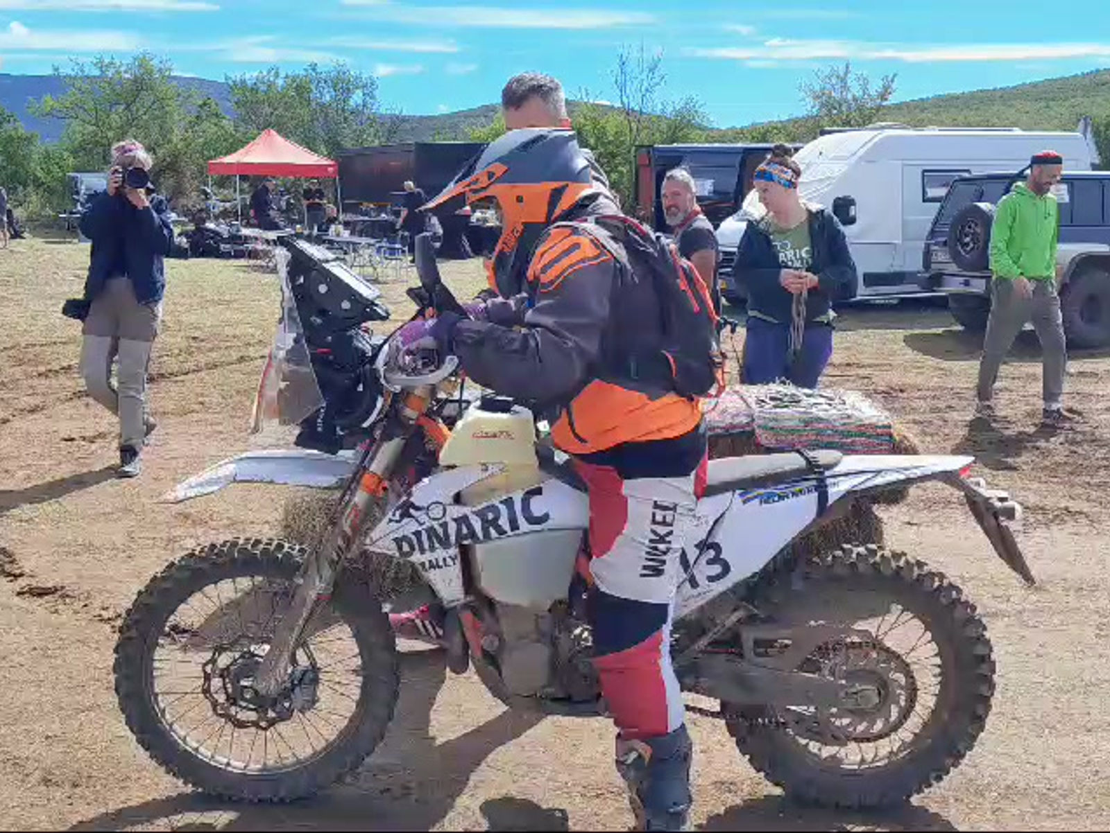 The movie at the finish line in Dinaric Rally 2024!